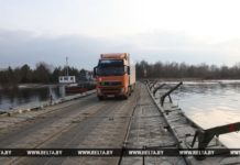 Движение по понтонному мосту через Припять в Житковичском районе планируют открыть сегодня