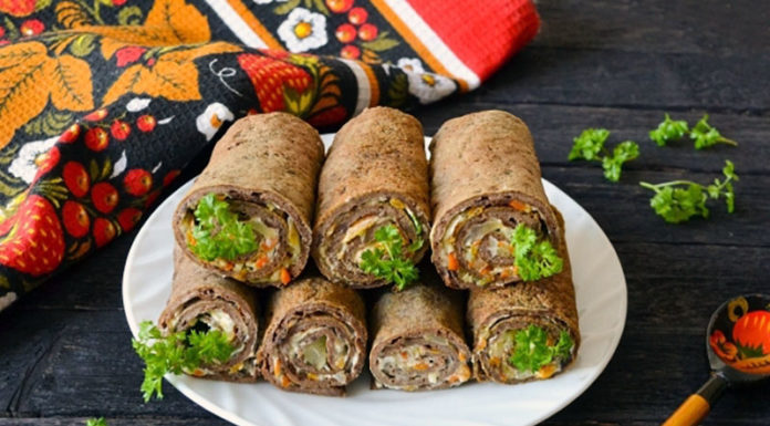 печеночные рулетики