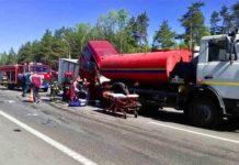 Авария с участием трех автомобилей произошла в Минске