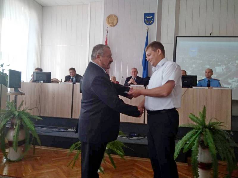 медаль, юбилей, отечество, награждение, райисполком, лельчицы