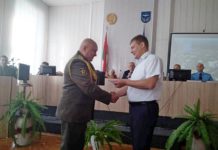 В райисполкоме награждены ветераны, внесшие значительный вклад в укрепление обороноспособности Отечества медаль, райисполком, юбилей, награждение, лельчицы, отечество