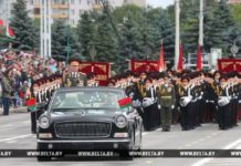 ФОТОРЕПОРТАЖ: Торжественный парад в честь Дня Независимости в Минске