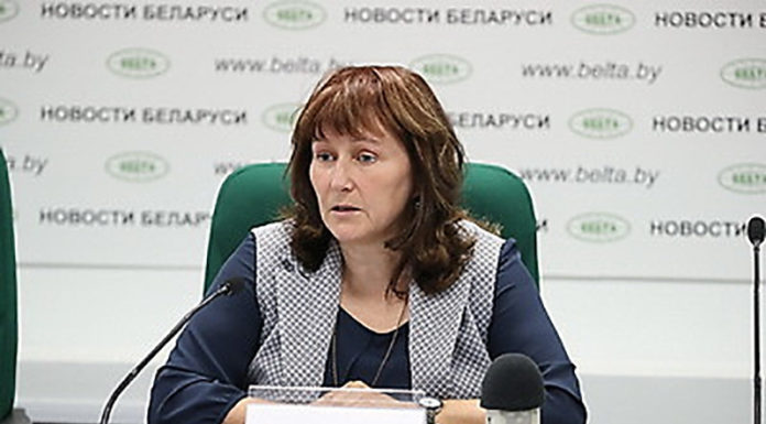 Начальник Департамента по ядерной и радиационной безопасности Министерства по чрезвычайным ситуациям Беларуси Ольга Луговская