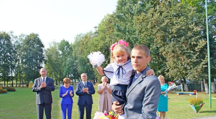 боровое, школа, звонок, люди\, линейка