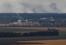 Пожар на складе боеприпасов в Черниговской области Украины локализован