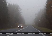 ГАИ призывает водителей быть предельно внимательными в условиях тумана