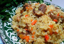 Плов с куриными желудками. Вкусно и просто Плов