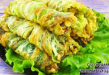 Рулетики из пекинской капусты