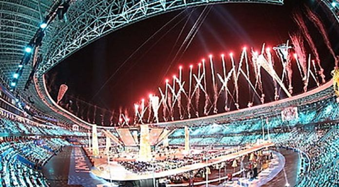 На церемонии открытия II Европейских игр