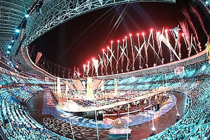 На церемонии открытия II Европейских игр