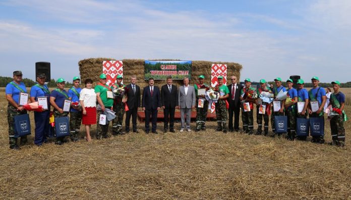 чествование, уборочная, сельское хозяйство