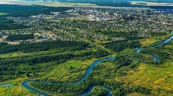 Лельчицы, высота, вертолёт