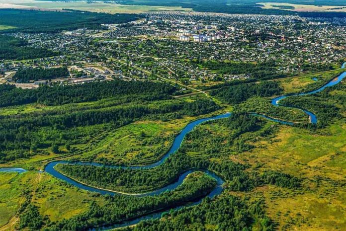 Лельчицы, высота, вертолёт
