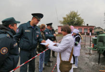 В районе прошёл второй этап учений ГСЧС и ГО РОЧС, учения, Лельчицы