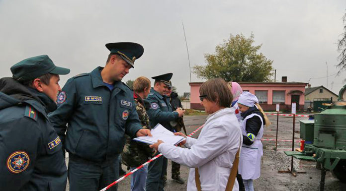 РОЧС, учения, Лельчицы