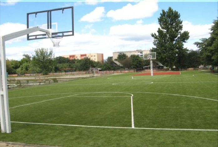 стадион, школа, Лельчицы, футбол