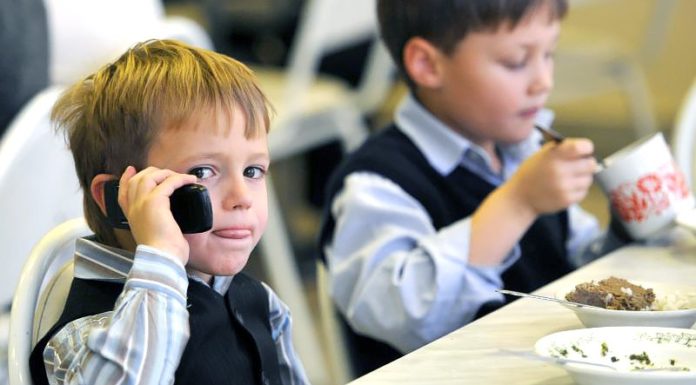 Школьник, телефон, мобильный