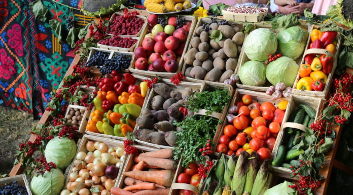 ярмарка, овощи