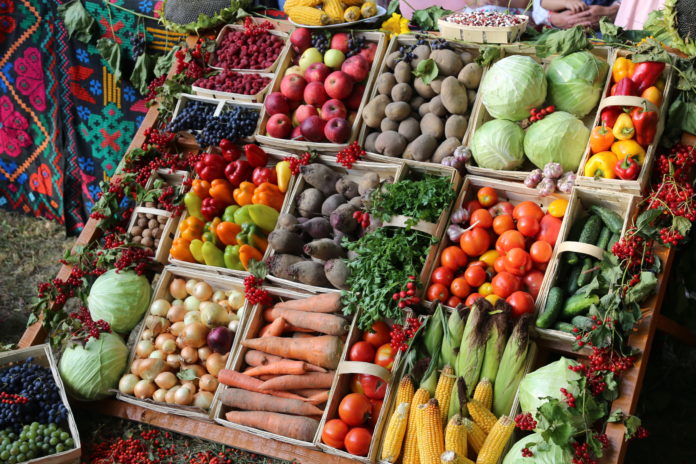 ярмарка, овощи