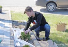 Лельчицкий лицей, аллея, памятник