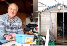 сарай, пенсионер