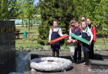 цветы, 9 мая, Лельчицкая гимназия