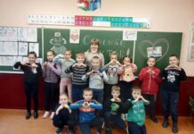 Коллектив и учащиеся Лельчицкой средней школы №2 выразили благодарность всем медицинским работникам Акция, дети, СШ 2