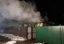 Пожар с двойной гибелью Пожар в Ветке