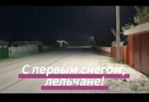 Видео. С первым снегом, лельчане!