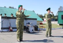 День открытых дверей и спортивный праздник в Мозырском погранотряде
