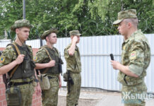 В Мозырский погранотряд прибыло пополнение из числа новобранцев