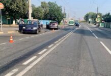 В Гомеле в ДТП попали четыре машины, пострадал 6-месячный ребенок