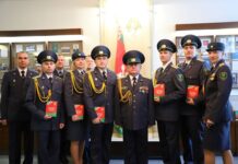 Молодые сотрудники Гомельской таможни присягнули на верность Республике Беларусь и её народу