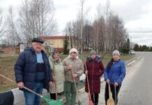 Субботник в Симоничском сельсовете: вместе к чистоте и порядку