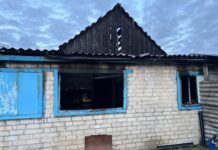 В Лельчицах при пожаре в частном доме погиб мужчина