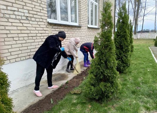 Активное участие в наведении порядка