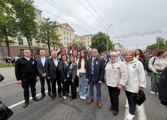 День Победы: Лельчане в Гомеле отмечают героизм и память