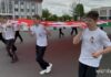 В Лельчицах состоялся забег «ПОД ФЛАГОМ СТРАНЫ»