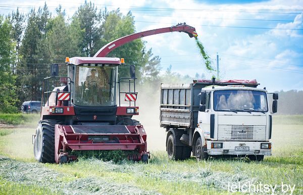 В ОАО «Путь Ильича» проводят заготовку сенажа