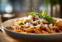 Сытный и вкусный ужин для всей семьи за 20 минут. Шеф-повар поделился рецептом пасты с мясом