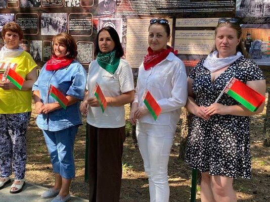 Патриотический автопробег и эстафета в Симоничах