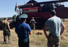 Урожай под надежной защитой спасателей