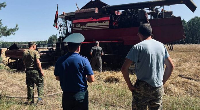 Урожай под надежной защитой спасателей