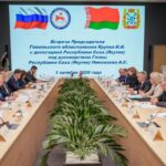 Расстояние не помеха. На полях выставки «Иннопром. Минск» губернатор Иван Крупко встретился с главой Республики Саха Российской Федерации Айсеном Николаевым